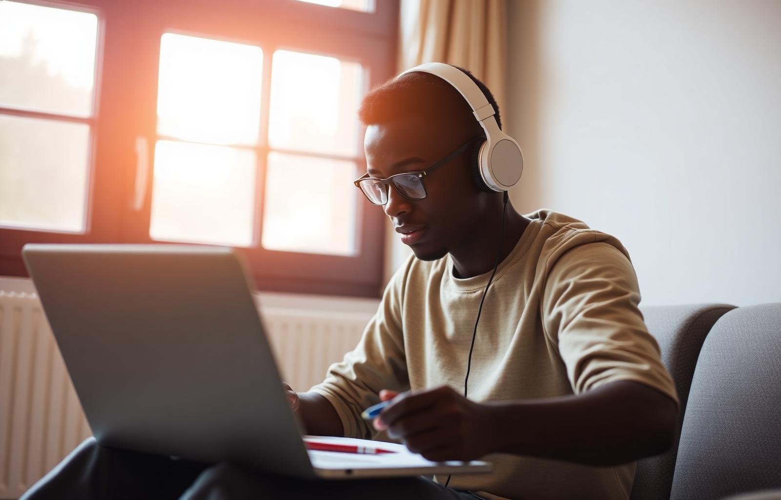 Student learning online with Sabiecole